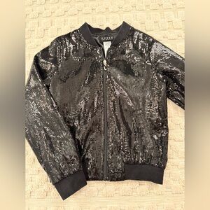 Guess girl’s Black Sequin Jacket